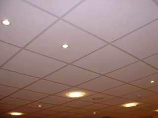 Suspended ceiling with recessed lighting