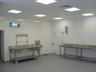 Hygienic wall cladding