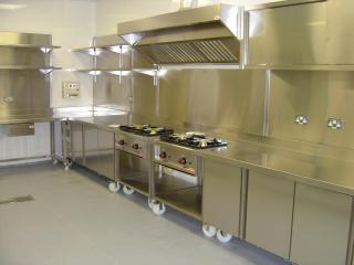 Catering equipment installed