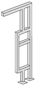 IMC Bartender Bar System Leg Frame