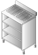 IMC Bartender Bar System Shelf Drainer