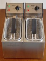 Rollergrill FD 80D Double Countertop Fryer