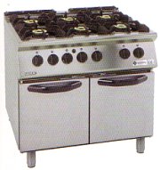 Mareno Six Burner Oven Range